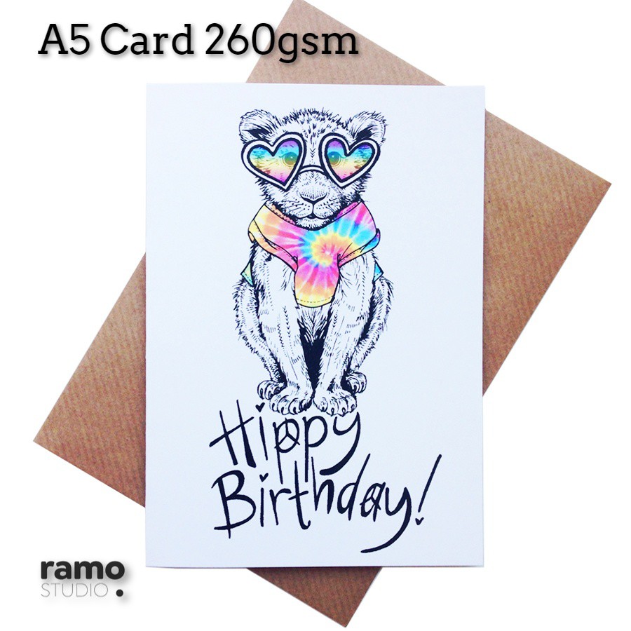 A5 Card Printing 260gsm Art Card Customized Color Print Greeting