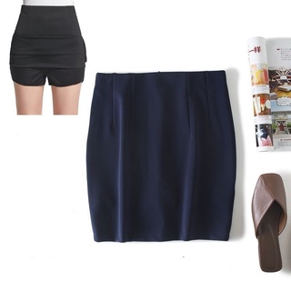 Formal OL Skirt Pencil Stretchable Slim Fit Short Long Skirt Non