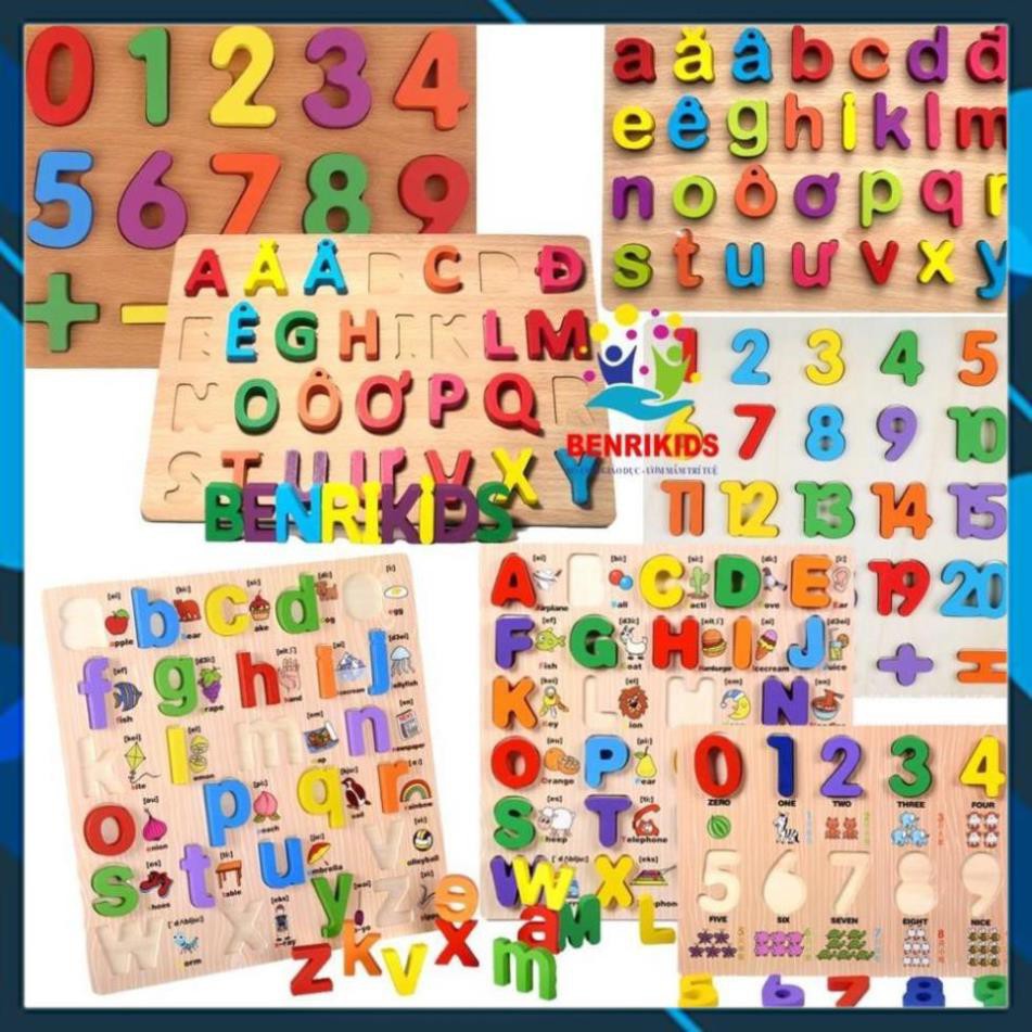 Wooden Floating Alphabet and Numbers Help Children Learn While Playing ...