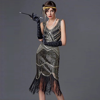 Sidaimi S 3XL Women s Fashion 1920s Flapper Dress Vintage Great