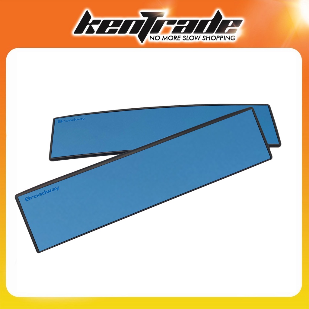 (Blue Mirror 300mm) NAPOLEX Broadway Car Rear View/ Rear Mirror Car ...
