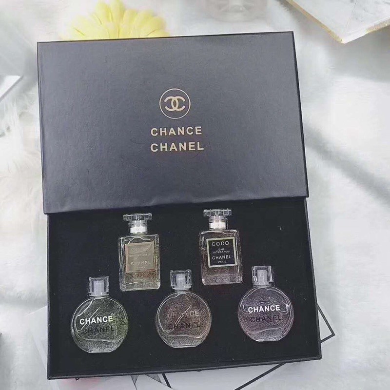 Original Chanel Chance 5x5ml Gift Set 5in1 Coco Mademoiselle Shopee Malaysia