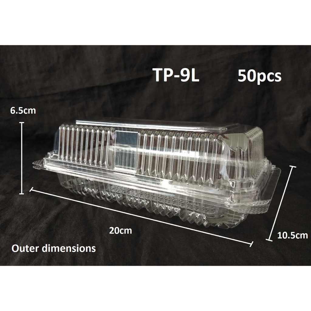 TP-9L ±50's Plastic Tray / Disposable Packaging Food Tray / Bekas Makanan