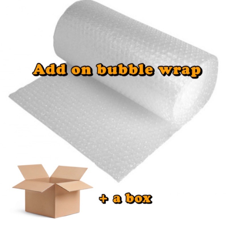 Add on double layer bubble wrap + box packing ( not selling as single product) Shopee Malaysia