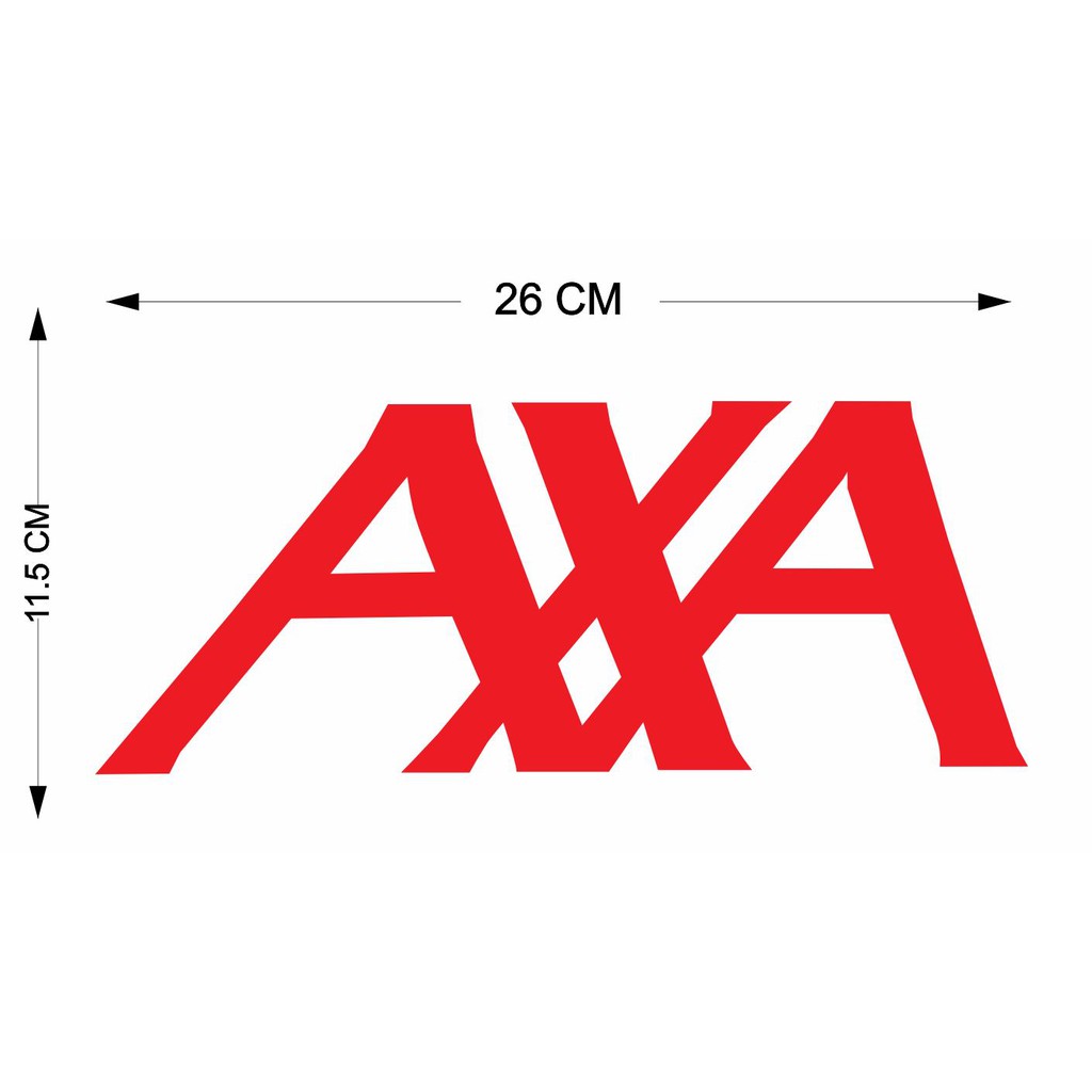 AXA Sponsor Sticker - Iron On Sticker | Shopee Malaysia
