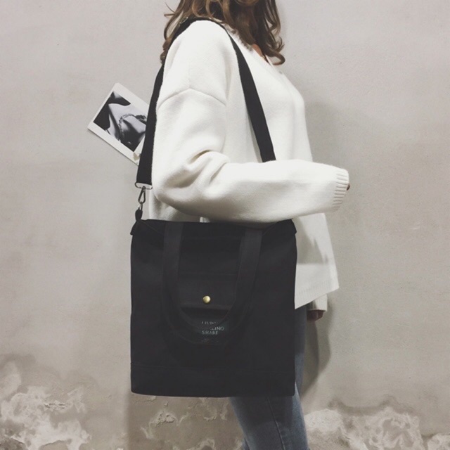 No.75 Korean design katsa bag canvas bag 2handle Korean design katsa ...