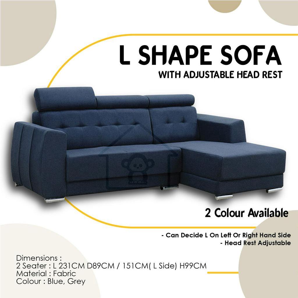 Sofa l shop shape shopee