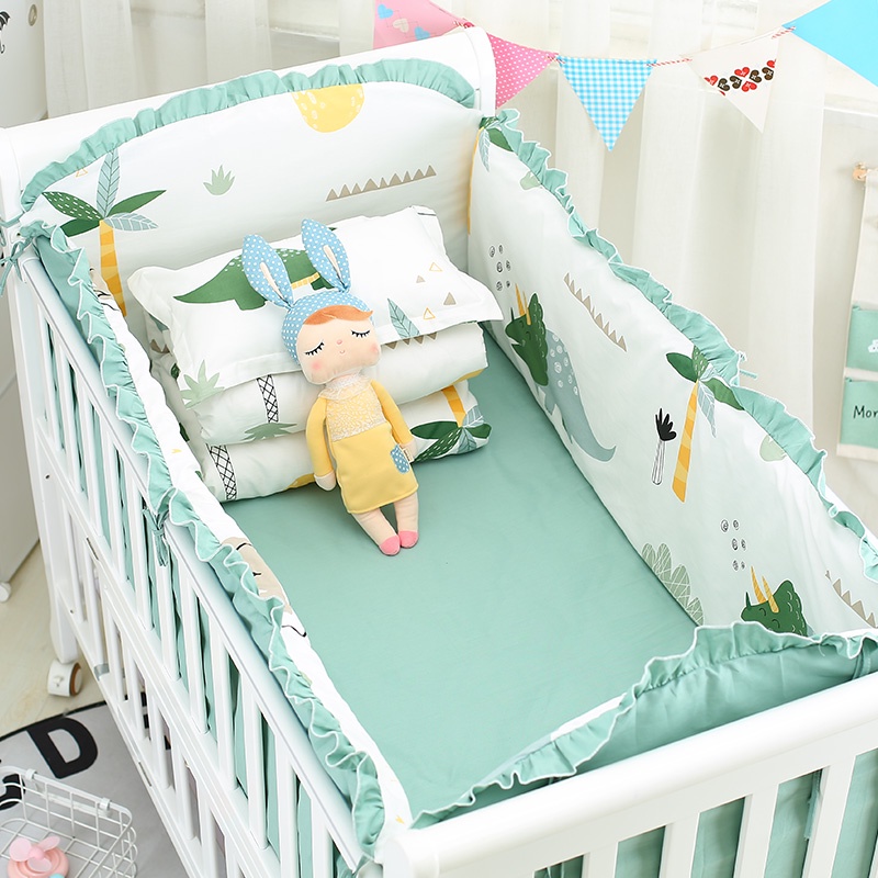 Sets Boy Juju Nursery 7-Piece Crib Bedding Set Balancing Animals