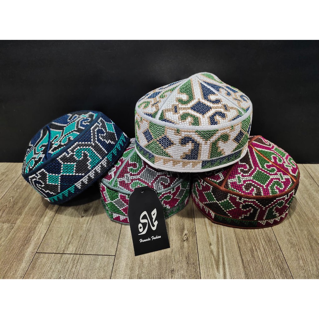 Embroidered Pakistani Caps, Premium Full Embroidered Pakistani Caps ...