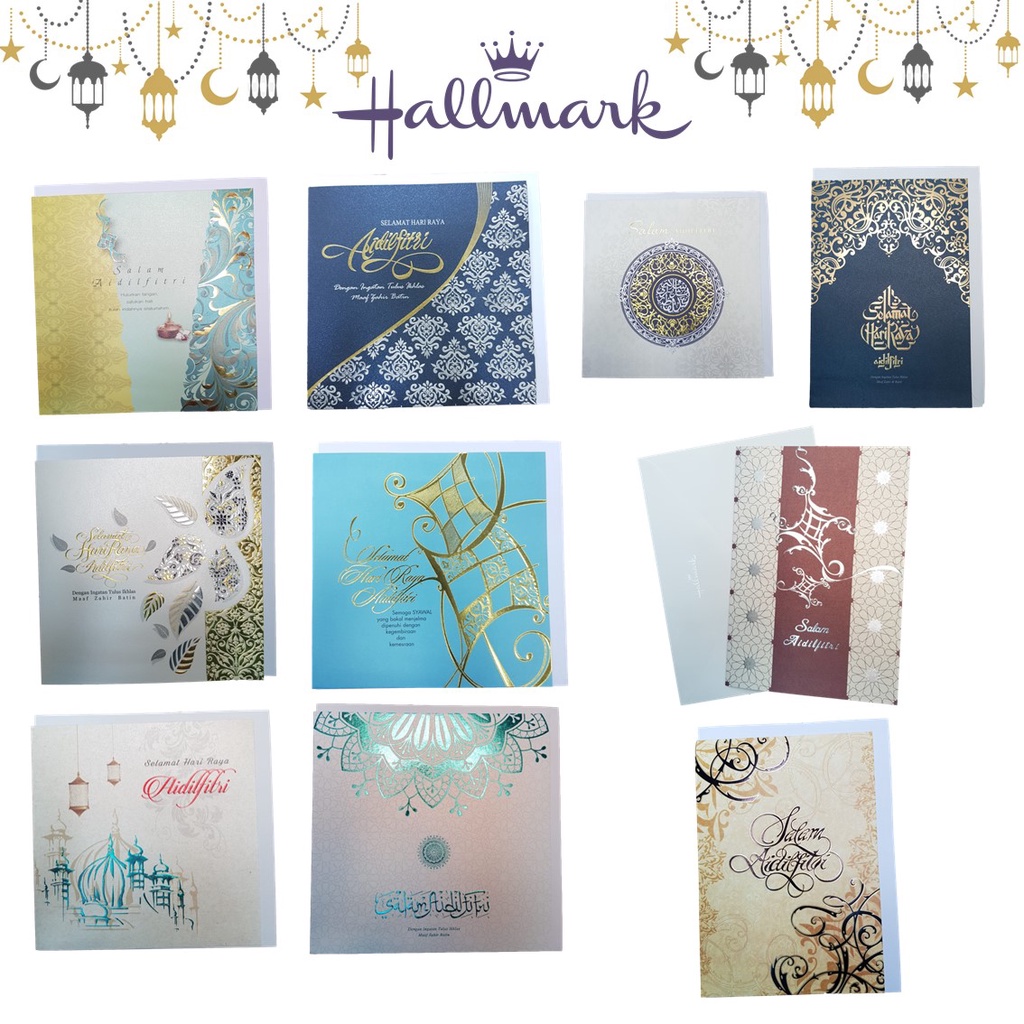 HALLMARK Hari Raya Greeting Card ( Various Design ) | Shopee Malaysia