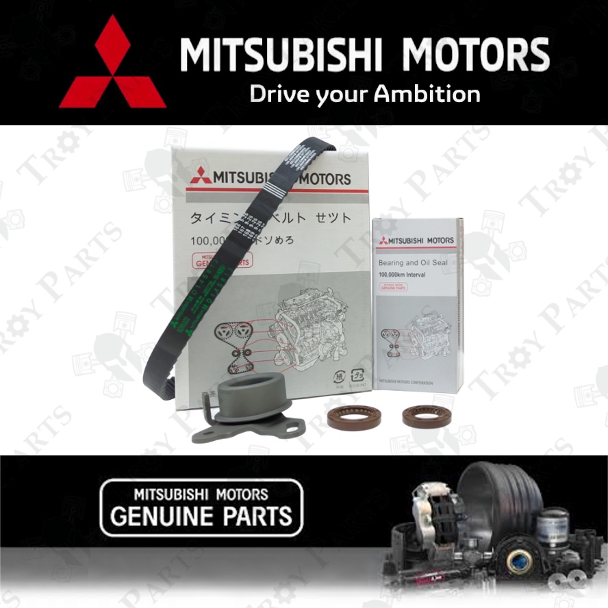 *FKM Oil Seals* Mitsubishi 100K Timing Belt Kit Set for Proton Saga
