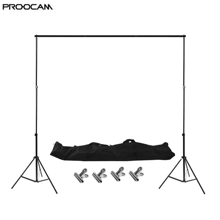 Proocam BG200 Heavy duty Backdrop Background Stand support Kit Set with ...