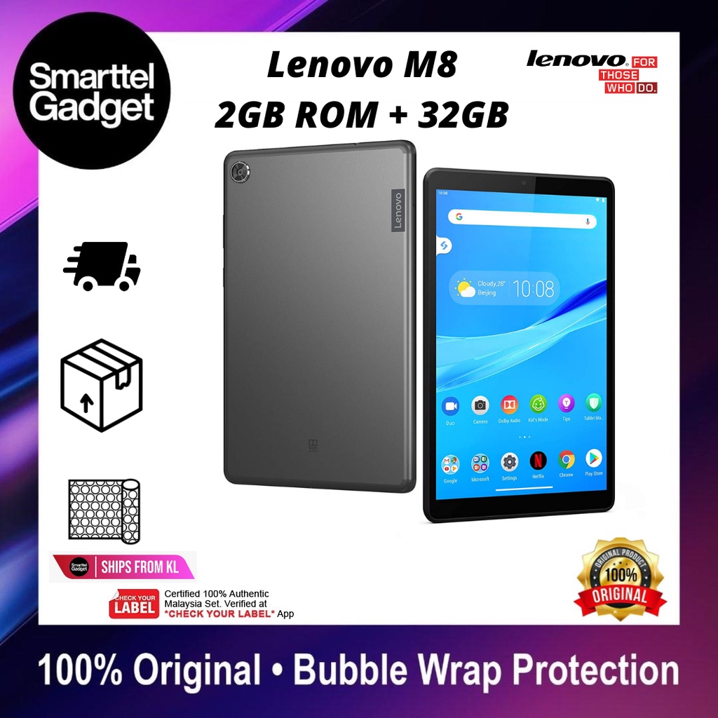 Lenovo Tab M7, M8 100% 2GB ROM + 32GB