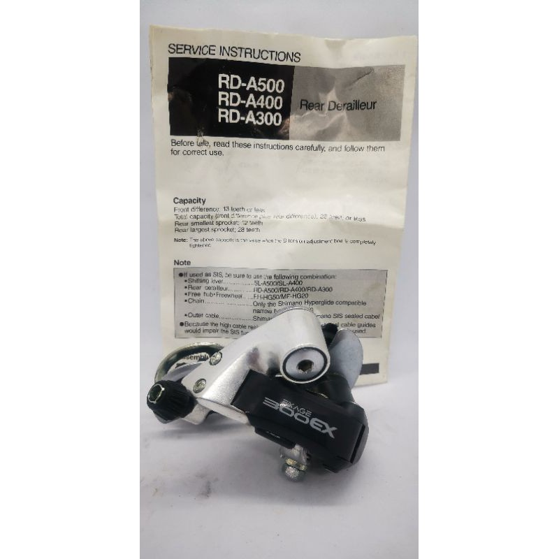 shimano exage 300ex rear derailleur roadbike touring bike mtb