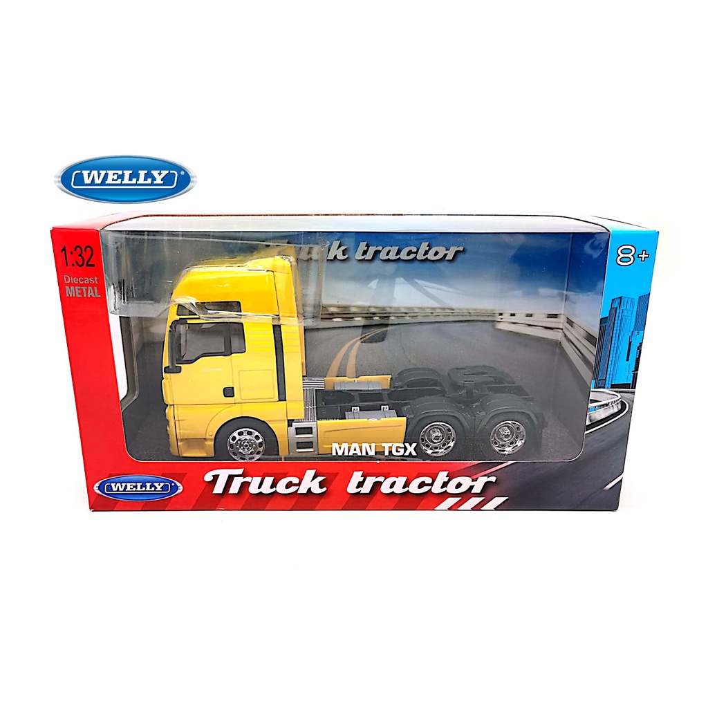 WELLY 1 32 METAL DIE CAST SH SUPER HAULIER SCALE MODEL MAN TGX 6X4 TRACTOR TRUCK WHITE 32650WY Shopee Malaysia