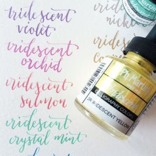 Dr. Ph Martins Metallic Inks - Luna Calligraphy, Calligraphy Supplies