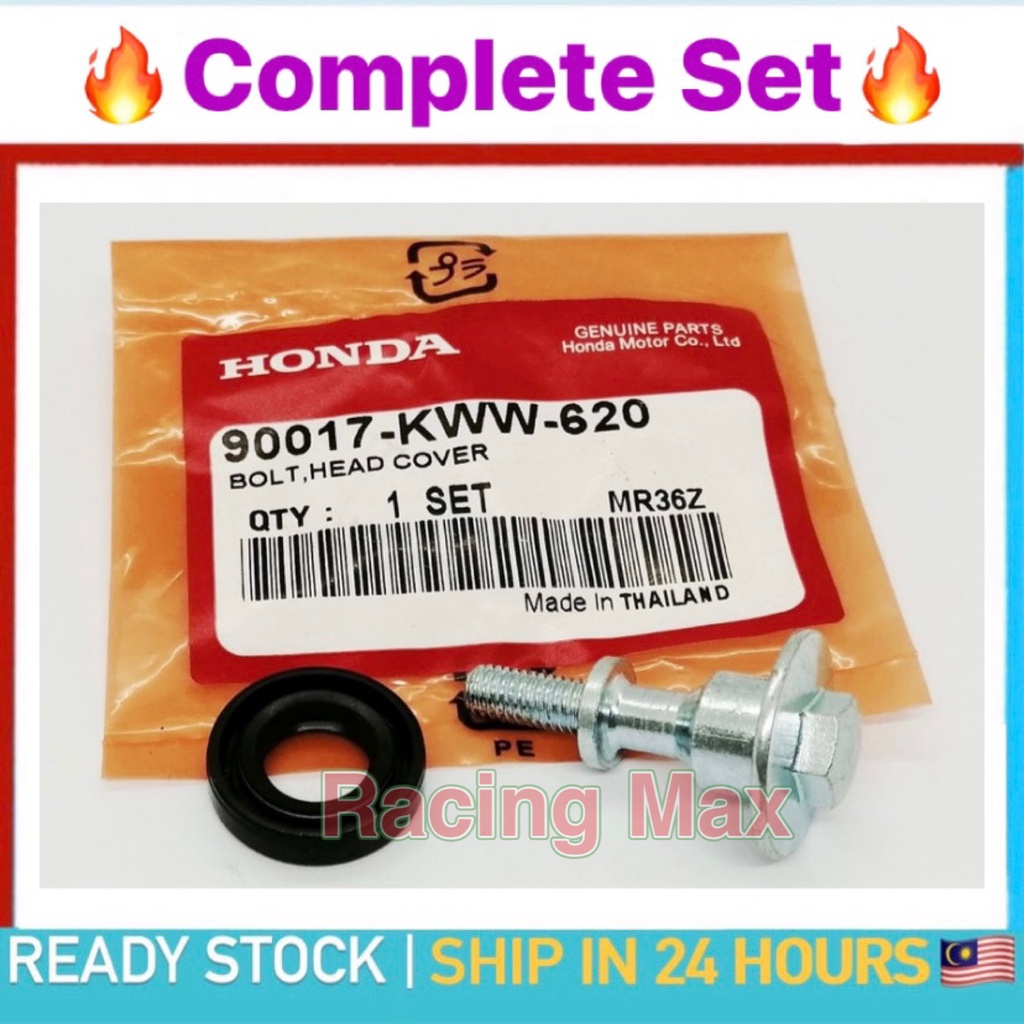 WAVE110 CYLINDER HEAD BOLT HEAD SCREW SKREW HONDA SKRU W110 WAVE DASH