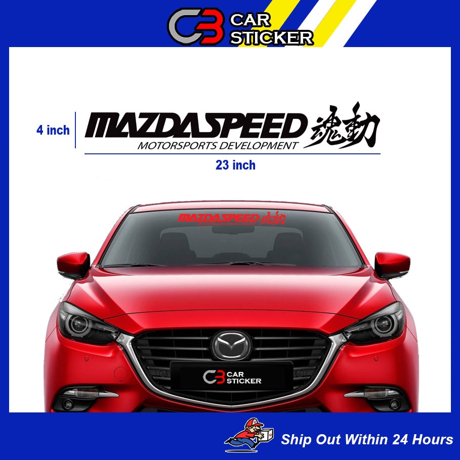 MAZDA SPEED CAR STICKER / CS736 | Shopee Malaysia