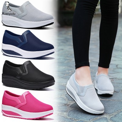 Ready Stock📣Xiaoyulu 4 Colors Women Casual Cut-outs Wedges Shoes ...