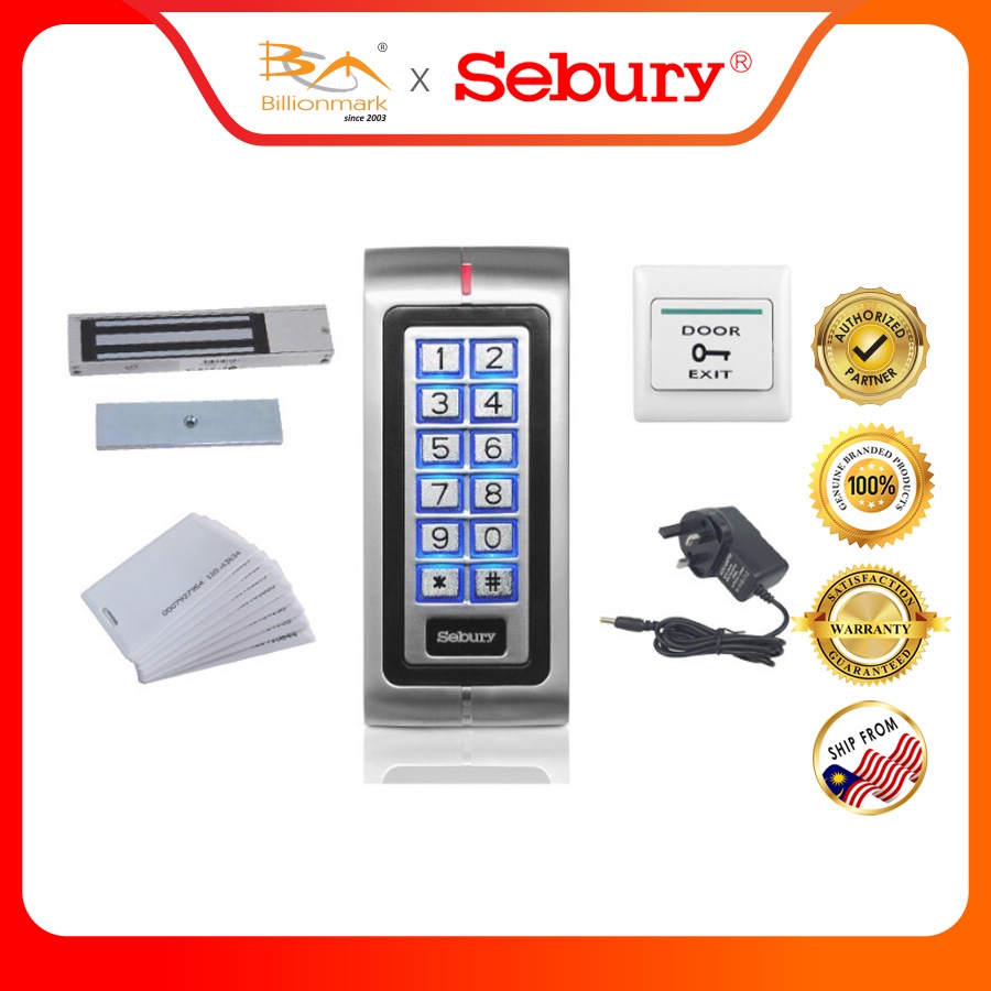 SEBURY Metal Door Access Controller Keypad RFID Door Lock Access ...