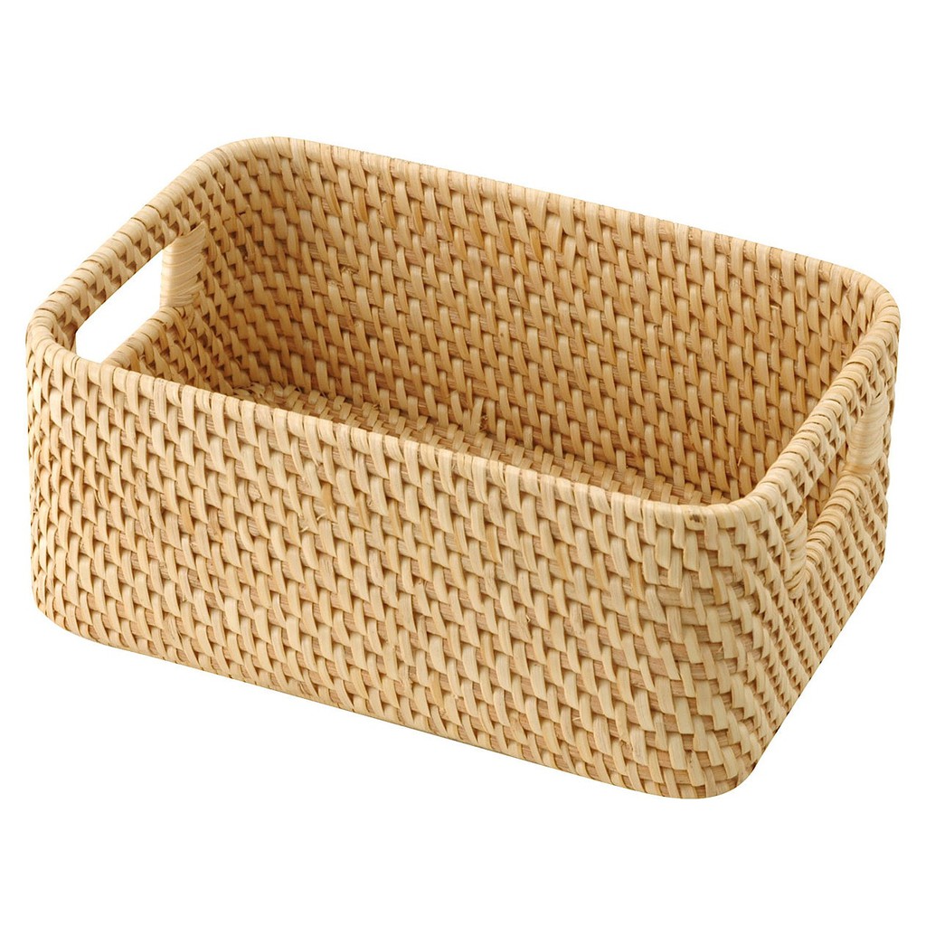 MUJI Rattan Box with Handle | Shopee Malaysia