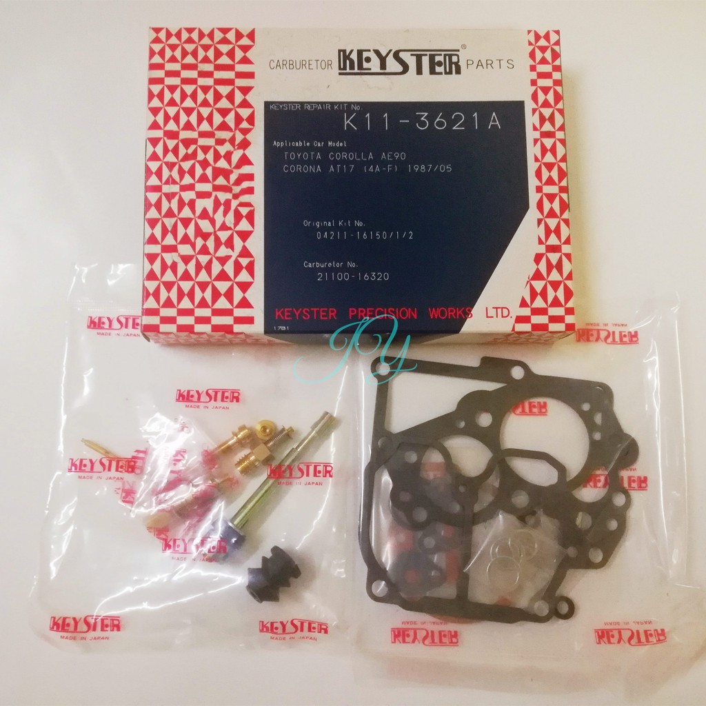 Keyster Carburetor Kit (Made in Japan) Proton Saga 12V Iswara Wira Kancil 660 C120 C22 B11 130Y