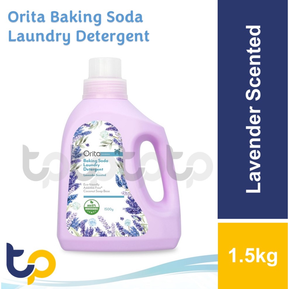 ORITA Baking Soda Laundry Detergent 1.5kg/ Refill Pack 1.2kg | Shopee ...