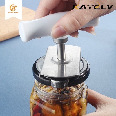 Effort-Saving Rotary Can Opener Multi-Purpose Stainless Steel Bottle ...