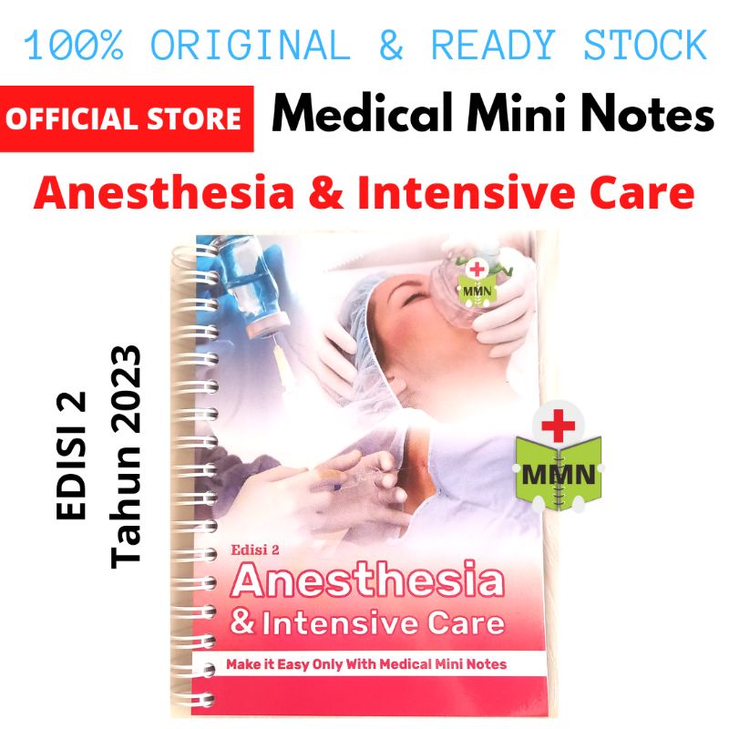 New 2023! Medical Mini Notes Anesthesia & Intensive Care 2nd Edition