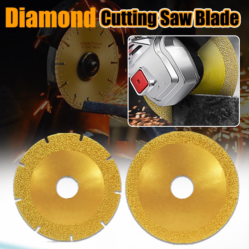 100mm Diamond Saw Blade Brazing Iron Cutting Disc Metal Cut Off Wheel