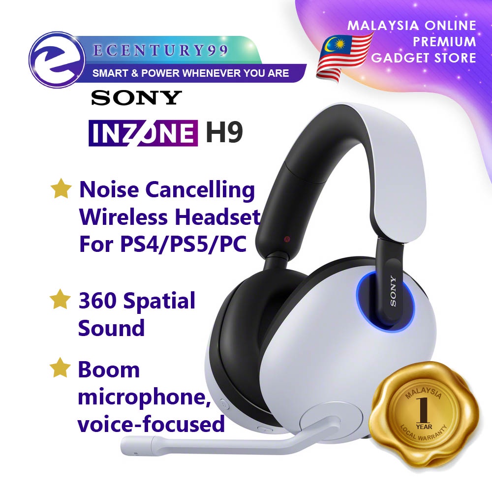 Sony INZONE H9 Wireless Noise Cancelling PC / PS5 Gaming Headset G900