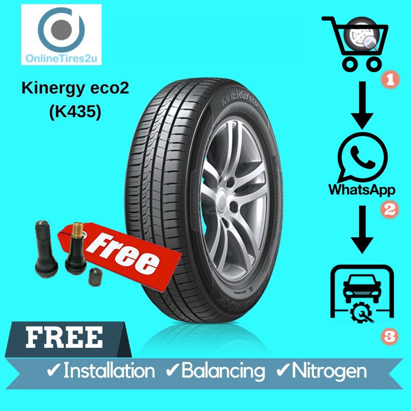 165 60R13 Hankook Kinergy eco2 K435 With Installation