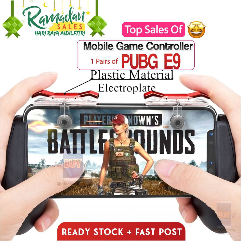 PUBG Mobile Game Trigger Fire Button Handle Grip Shooter Controller ...