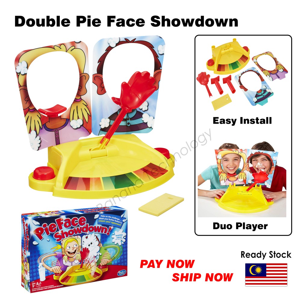 Pie in the clearance face toy