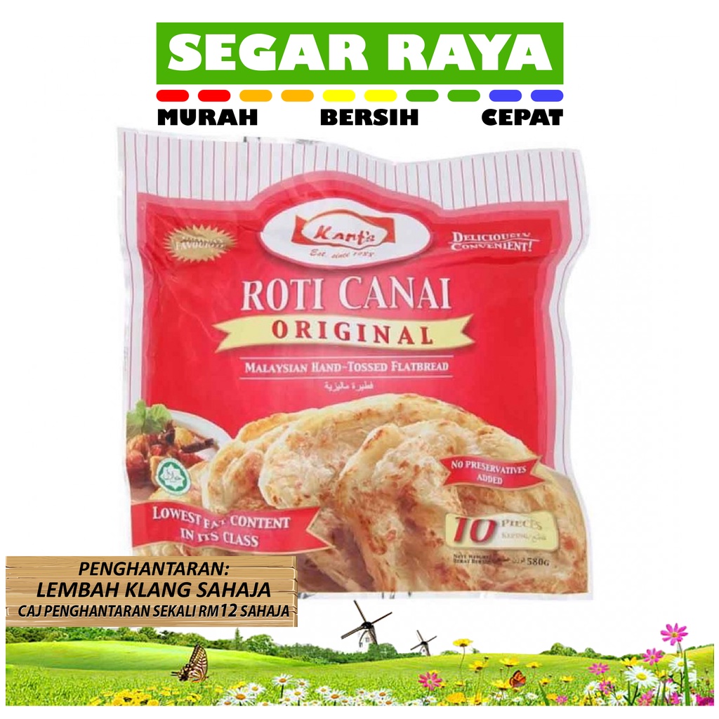 ROTI Karts Roti Canai (10pcs) SEGAR RAYA | Shopee Malaysia