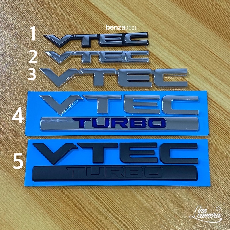 VTEC Logo Attached To The Rear Of Honda There Are Many Sizes Choose ...