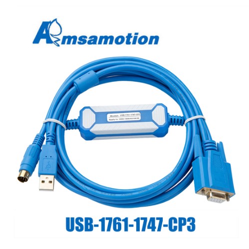 Allen Bradley PLC Programming Cable USB-1761-1747-CP3 For AB SLC 5/03 5 ...