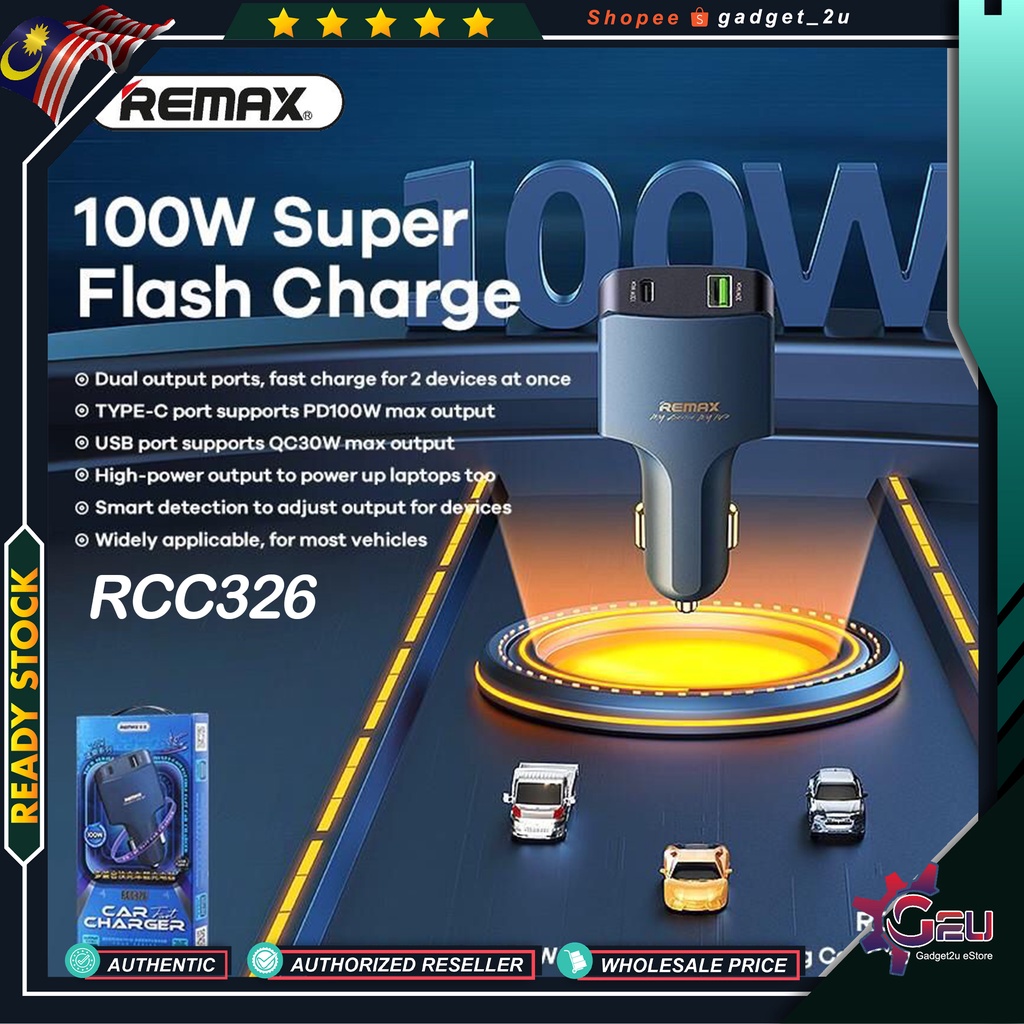 Original Remax RCC326 Tour Series 100W PD + QC High Power Support ...