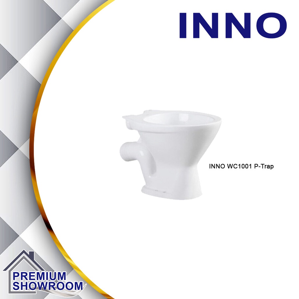INNO One Piece Bathroom Water Closet Washdown (WHITE) WC1001 PTrap
