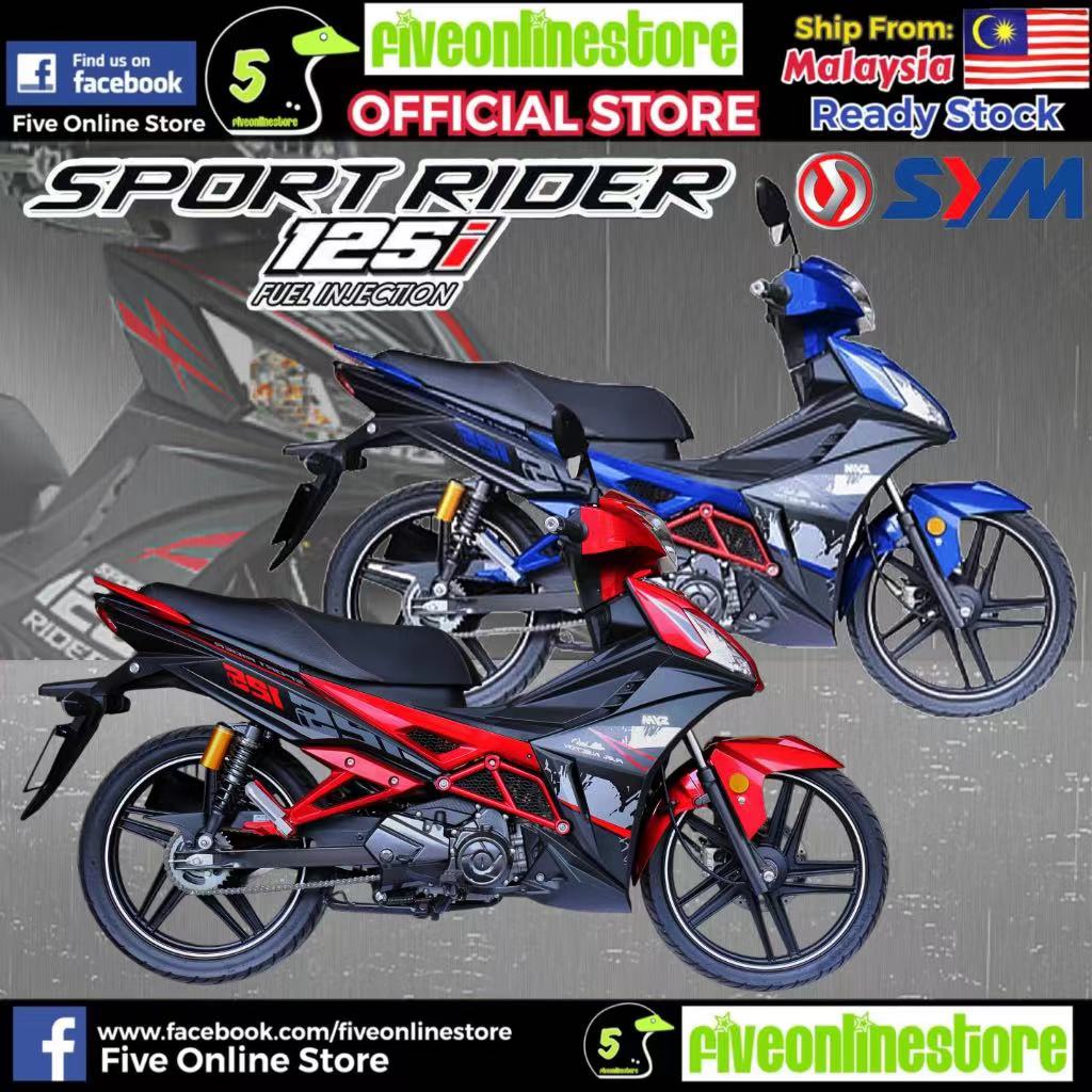 SYM Sport Rider 125i 125Fi Motorcycle NEW Graphics Super Extreme Ready ...