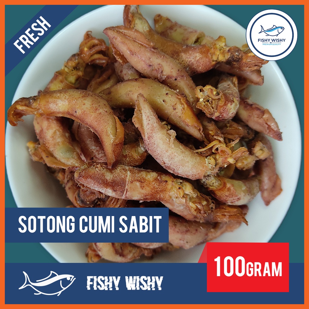 Fishy Wishy Sotong Cumi Sabit Tanjung Dawai (100GRAM) | Shopee Malaysia