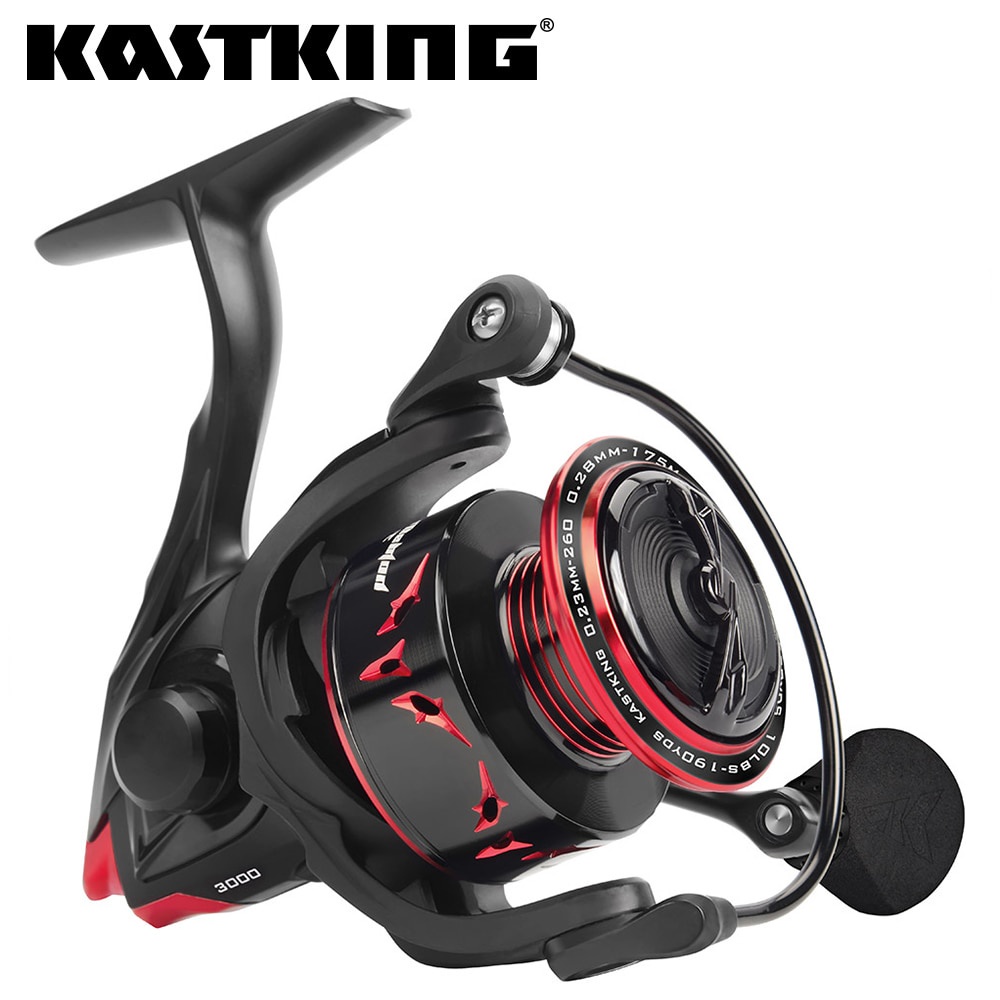 KastKing Speed Demon Elite Spinning Fishing Reel 7.4:1 Gear Ratio 10+1 Ball  Bearings 8kg Drag Fresh or Saltwater Fishing Coil