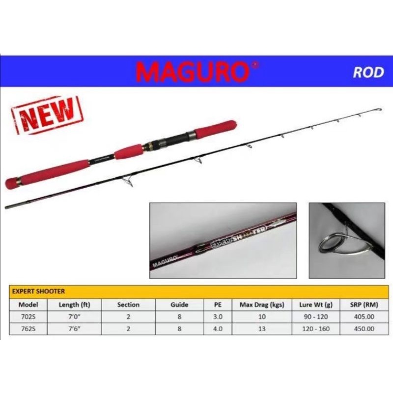 Eastern Fishing Tackle Malaysia - Rod : maguro expert shooter Reel