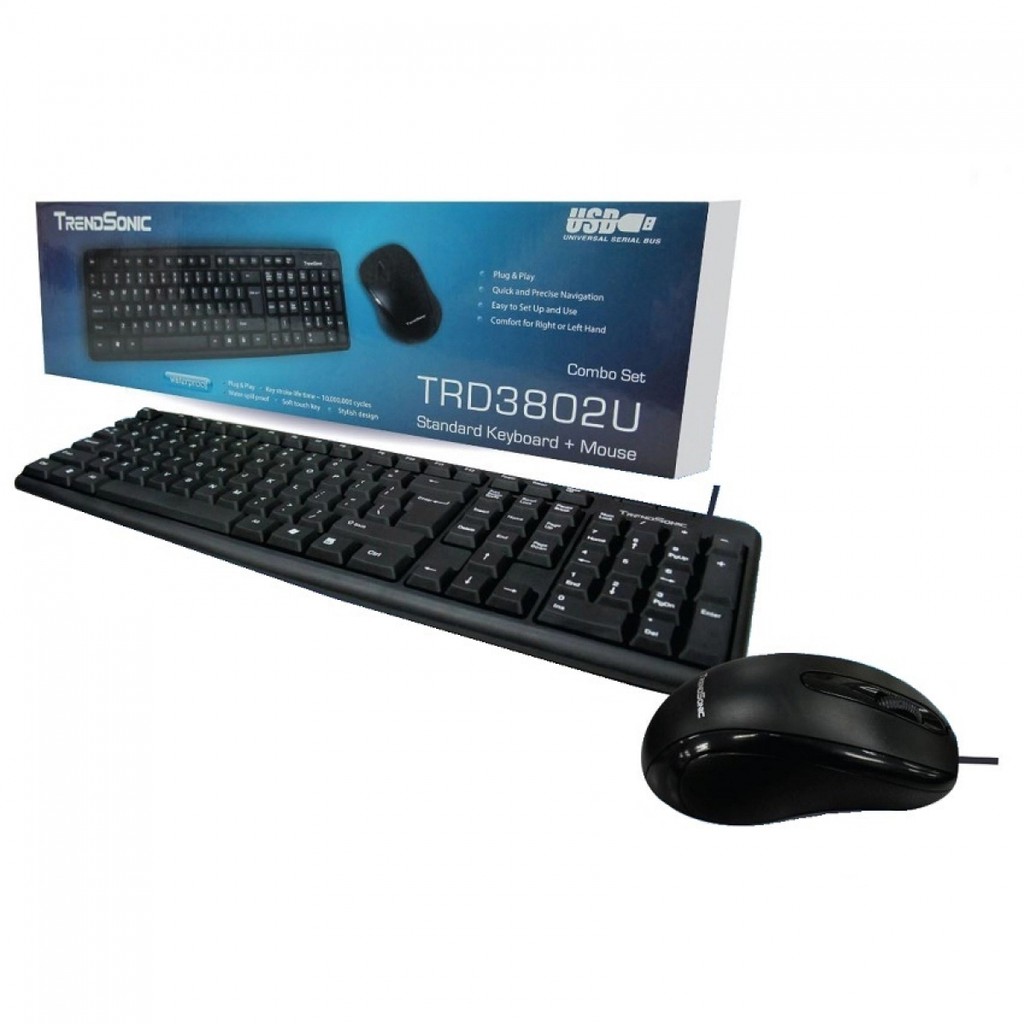 Trendsonic Wired Mouse and Keyboard Combo (TRD3802U) | Shopee Malaysia