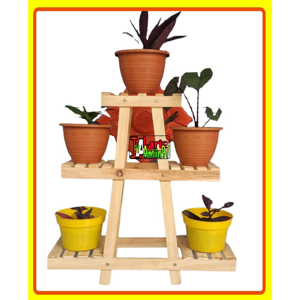 Flower Rack Stacking Folding Stacking Shipping Weight Only 2kg | Shopee ...