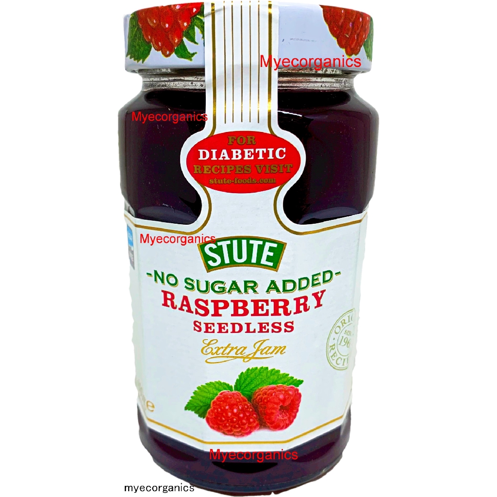 【STUTE Diabetic Jam】430G (Blackcurrant, Apricot, Raspberry, Berries ...