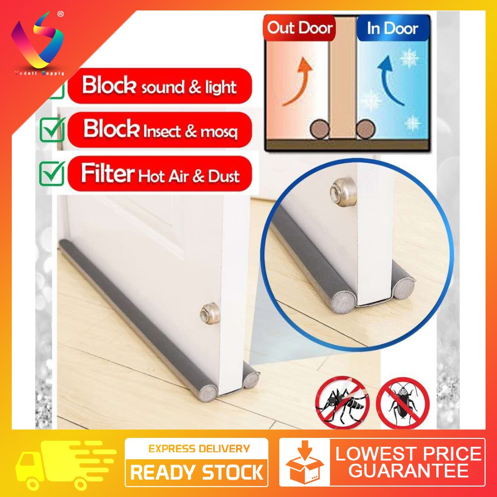 [Variable Colour] 95CM High Quality Flexible Door Bottom Sealing Twin