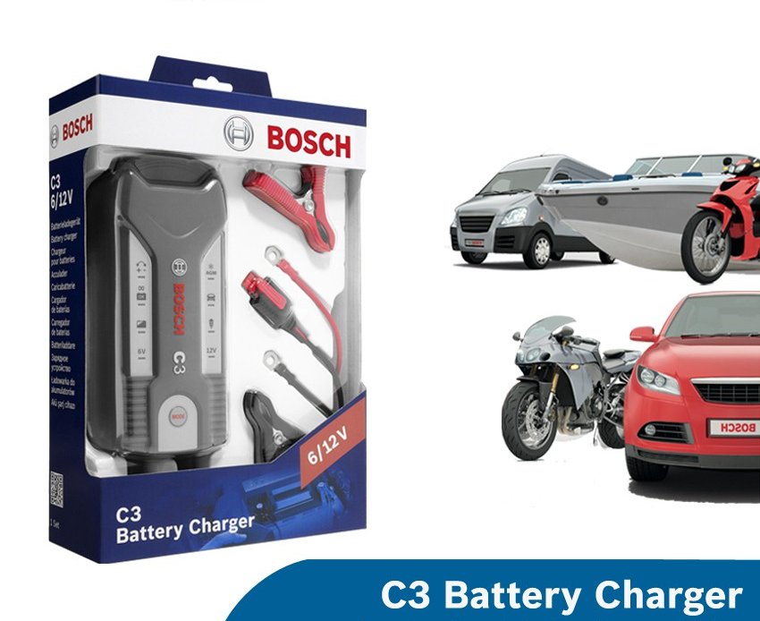Bosch C3 Car Battery Charger