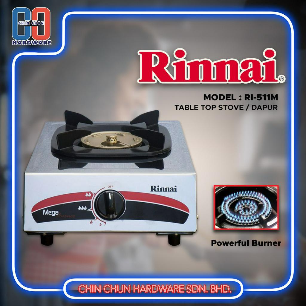 [ READY STOCK ] RINNAI RI511MLPG SINGLE POWERFUL BURNER 1 GAS BURNER