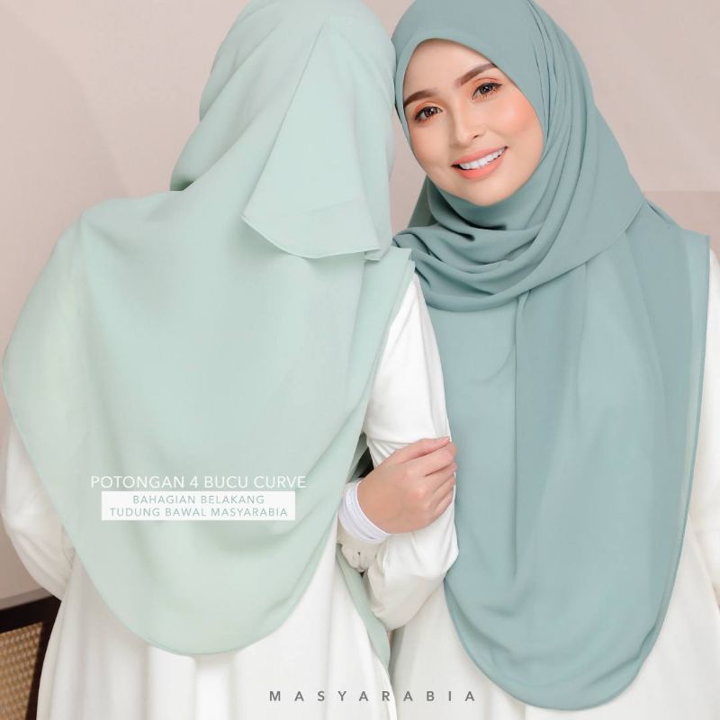 TUDUNG BAWAL MASYARABIA BIDANG 50 & BIDANG 60|MASYARABIA SCARF|TUDUNG ...